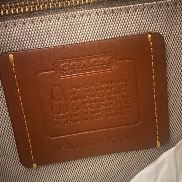 SOLD! Off of Poshmark- Coach ergo 33 hobo bag - Picture 5 of 5